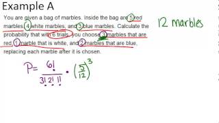 Multinomial Distributions Examples Basic Probability and Statistics Concepts [upl. by Korwun]