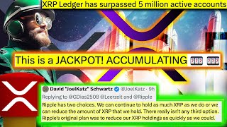 RIPPLEXRP IS BURING XRP ESCROW AN OPTION XRP JACKPOT STILL ACCUMULATING [upl. by Acirdna719]