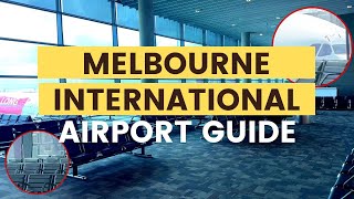 You must see Melbourne Airport Guide  Walk through international Tullamarine Airport Australia [upl. by Darcie]