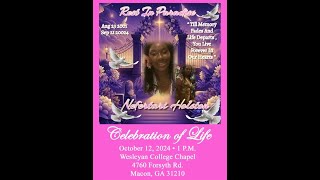 Celebration of Life  Nefertari Holston [upl. by Lareena]