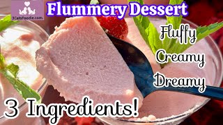 Flummery MUST TRY 3ingredient easy dessert [upl. by Alatea60]