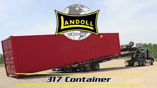 Landoll 317E Container Trailer [upl. by Nanyt370]