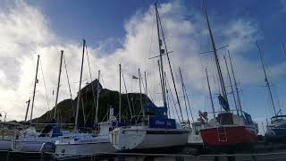 Friday 24th March 2023 Harbour Car Park yacht storage Ilfracombe before their return to the harbour [upl. by Noimad161]