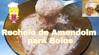 RECHEIO DE AMENDOIM CREMOSO PARA BOLOS SUPER FÁCIL E PRÁTICO [upl. by Ainit789]