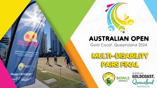 2024 Australian Open  MultiDisability Open Pairs  Final [upl. by Eerolam]