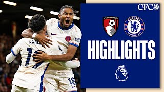 SUPER SUB NKUNKU SCORES WINNER  Bournemouth 01 Chelsea  HIGHLIGHTS  Premier League 202425 [upl. by Klapp]