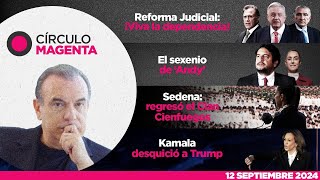 Círculo Magenta  ¡Viva la dependencia Sexenio ‘Andy’ Clan Cienfuegos y Kamala desquició a Trump [upl. by Scibert500]