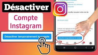 Comment désactiver un compte Instagram sur téléphone   Désactiver Son Compte Instagram 2024 [upl. by Belier]