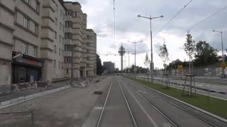 Straßenbahn Wien Trams in Vienna Route 18 Fasangasse  Schlachthausgasse [upl. by Omolhs]