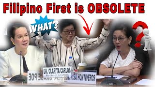 FILIPINO FIRST is OBSOLETE  Dr Clarita Carlos [upl. by Nahtal]