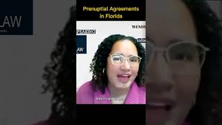 Prenuptial Agreements in Florida [upl. by Naeerb]