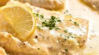 Baked Fish with Creamy Lemon Sauce [upl. by Mahgem733]