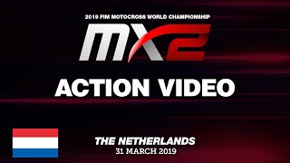 Jago Geerts passes Henry Jacobi  MXGP of the Netherlands 2019 [upl. by Anirtep]