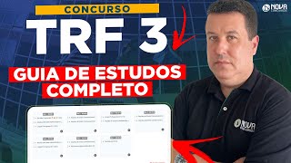 Concurso TRF 3 Plano de estudos COMPLETO para TÃ‰CNICO JUDICIÃRIO [upl. by Nnyleak]