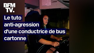 Maria la conductrice de bus RATP qui explique comment éviter les agressions la nuit [upl. by Oremo]