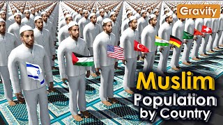 Muslim Population by Country 2024 [upl. by Hermina]