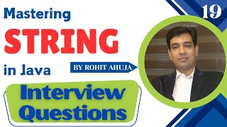 String Class in Java  Interview Questions [upl. by Ninon]