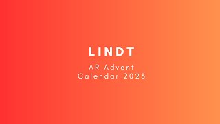 Lindt AR Advent Calendar 2023 4K 🍫🧸 [upl. by Morrissey310]