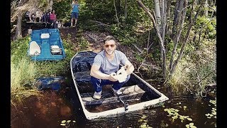 I FELL IN THE SWAMP  Hiking in Quebec [upl. by Notxarb]