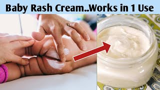 Baby Rash Homemade Cream  Works In 1 Use  Baby Diaper Rash  Nappy Rashes [upl. by Willett]