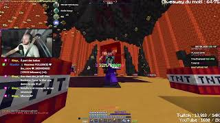 LVL 392 Hypixel Skyblock BE KUUDRA   giveaway 75M COINS  1390 GEMS A GAGNER [upl. by Yelsnya]