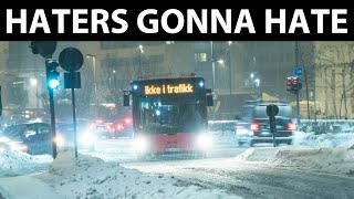 Electric buses in Oslo are failing in cold winter [upl. by Marva822]