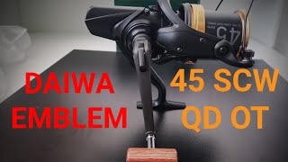 Daiwa emblem 45 scw qd OT  scurtă prezentare daiwa qdot emblem [upl. by Tegan]