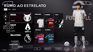 EFOOTBALL PES 2023 PPSSPP COM RUMO AO ESTRELATO BRASILEIRÃO NARRAÇÃO SILVIO LUIZ [upl. by Ssenav921]