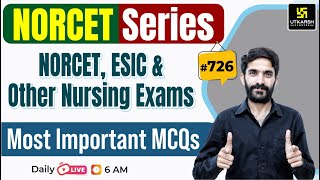 MSN PEDIA PHARMA  NORCET Series 726  ESIC Exam Special Class By Raju Sir [upl. by Brenk647]