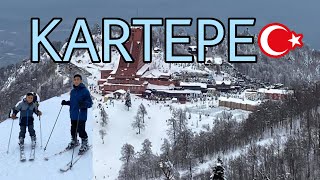 A day in the Snowy Mountain ⛷ The closest ski resort from Istanbul 🇹🇷 [upl. by Walters]