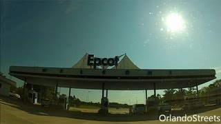 Driving into Epcot at Walt Disney World in Orlando Florida [upl. by Keynes]