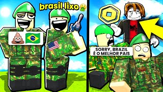 🟥 FUI HUMILHADO POR SER BRASILEIRO NESSE JOGO DO ROBLOX E GASTEI TODOS OS MEUS ROBUX PRA ME VINGAR 😡 [upl. by Pytlik]