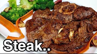 steak au poivre comment cuire un steak parfait [upl. by Kcyred159]