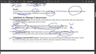 introduction of concurrency control techniques DBMS One Shot Series  31 [upl. by Htrahddis]