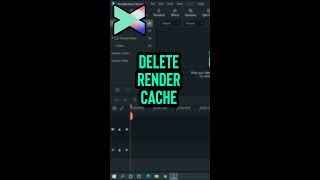 Deleting Render Cache And Speeding Up Filmora X  Filmora shorts [upl. by Acisey]