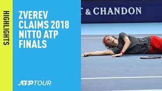 Highlights Zverev Defeats Djokovic In Final Of Nitto ATP Finals 2018 [upl. by Farra339]