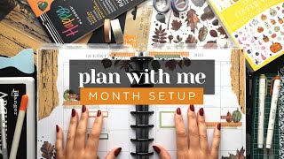 Horizontal Happy Planner Plan With Me  Creative Weekly Spread Ideas [upl. by Buford]