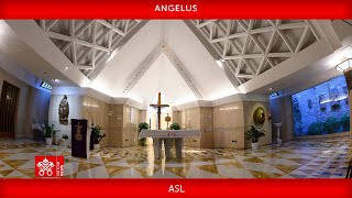 November 26 2023 Angelus prayer Pope Francis  ASL [upl. by Affra315]