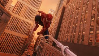 SpiderMan 2  4K  Swinging Like Tobey  0 Assist Swinging [upl. by Nylkoorb]