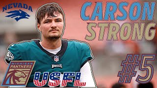 Preseason USFL Quarterback Rankings 5 Carson Strong Michigan Panthers [upl. by Fantasia]