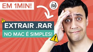 Como EXTRAIR Arquivo RAR no MAC Abrir Winrar no MacOS [upl. by Okimuk]