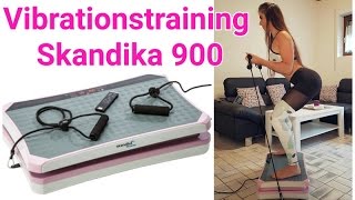 Vibrationsplatte Skandika 900  Workout mit der Vibrationsplatte [upl. by Nnairol]