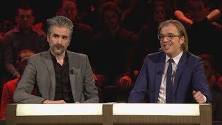 Philippe Geubels en Jeroom in De Slimste Mens ter Wereld 2017 [upl. by Oiram]