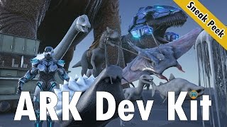 ARK Survival Evolved Dev Kit Sneak Peek  Tek tier Colored Titanosaur and much more [upl. by Audette]