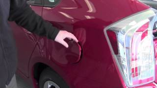 2012  Toyota  Prius  Fuel Door Release  How To by Toyota City [upl. by Hales]