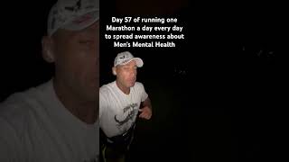 57 Marathons in 57 days ✅ running mentalhealth [upl. by Fillbert]