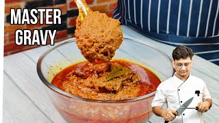 एक मास्टर ग्रेवी जिससे 50 से ज्यादा बढ़ियाबढ़िया रेसिपी बन जाती है  Master Gravy Recipe Veg Gravy [upl. by Carthy215]