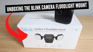 Unboxing The Blink Outdoor 4 Floodlight Mount [upl. by Celtic]