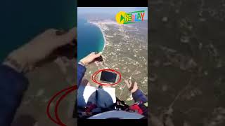 Phone FALLS while Paragliding shorts [upl. by Maurizia989]