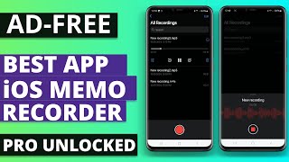 Best Free iOS Voice Memo Recorder App for Android [upl. by Thacher120]